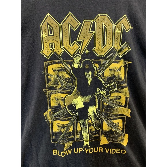 VINTAGE AC/DC Blow Up Your Video World Tour 1988 T-Shirt - Picture 2 of 16